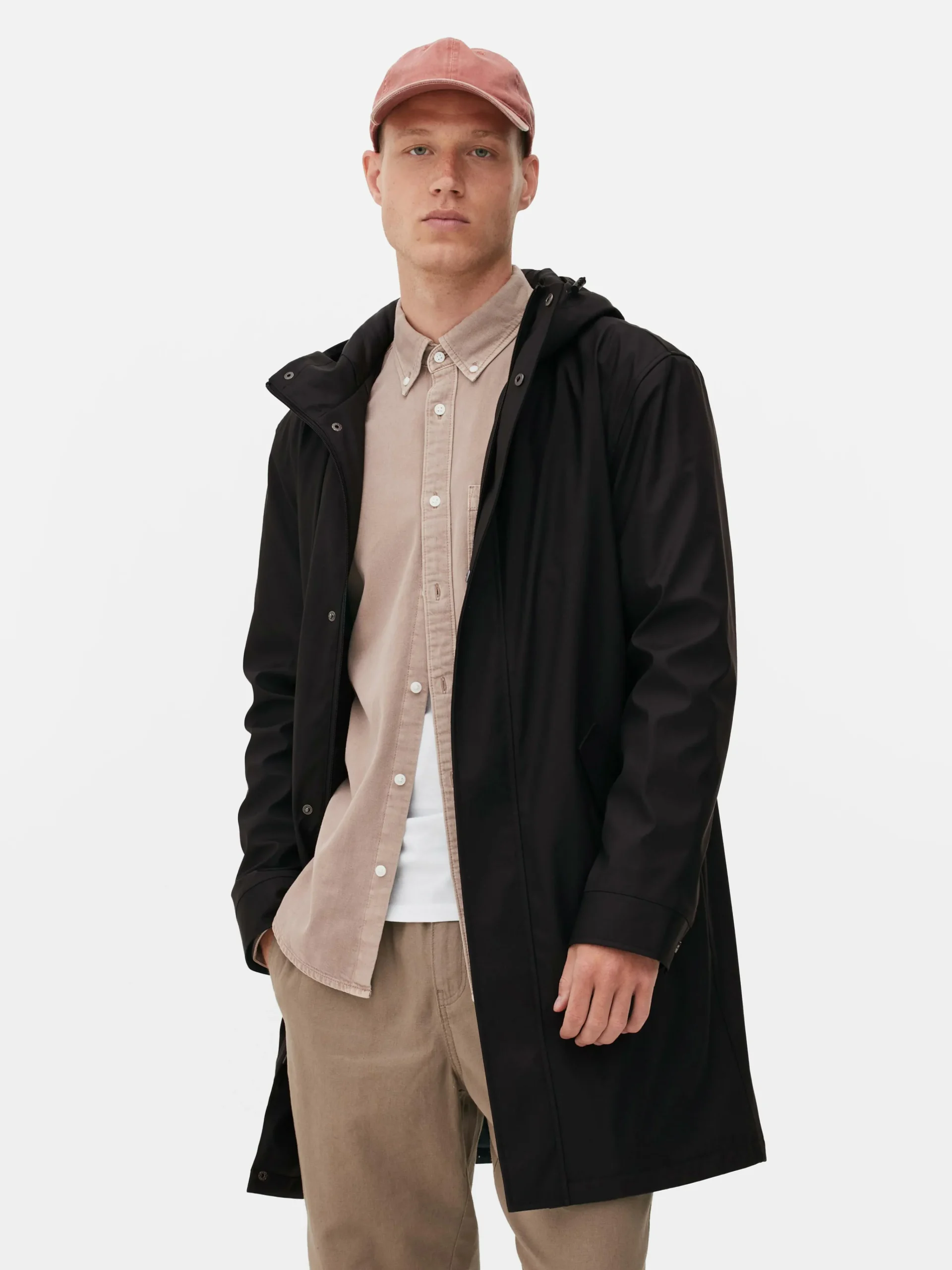 Hooded Rubberized Parka|Primark Discount
