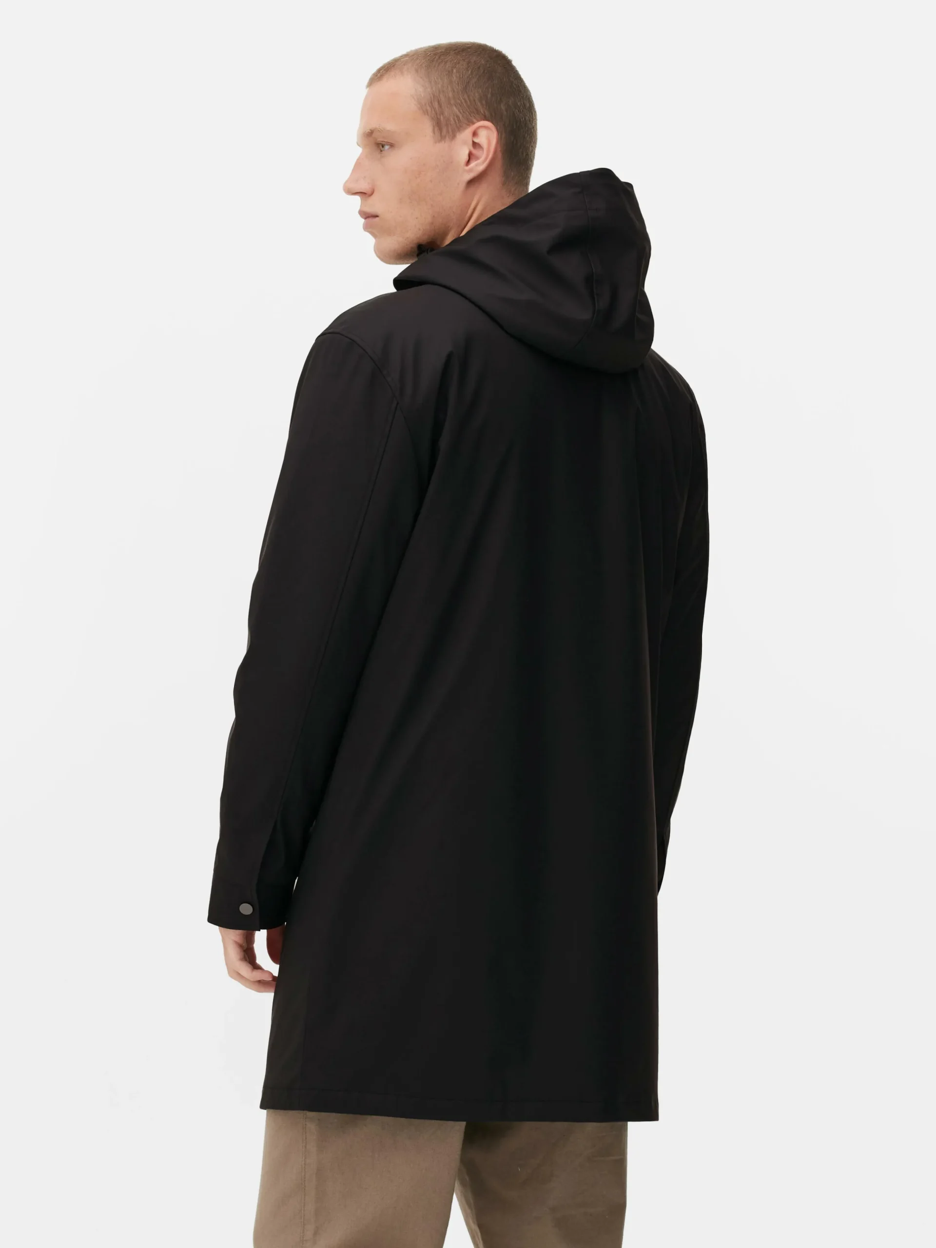 Hooded Rubberized Parka|Primark Discount