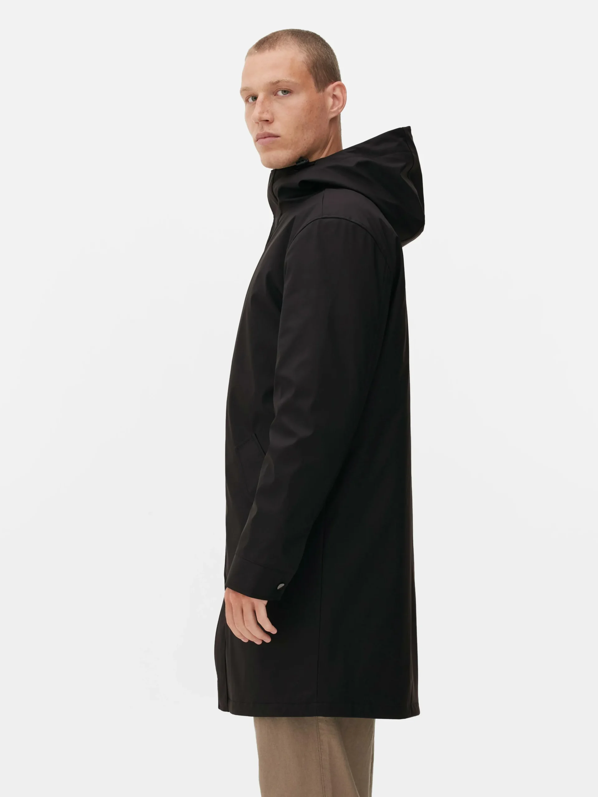 Hooded Rubberized Parka|Primark Discount