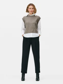 2-in-1 Layered Shirt Vest|Primark Discount