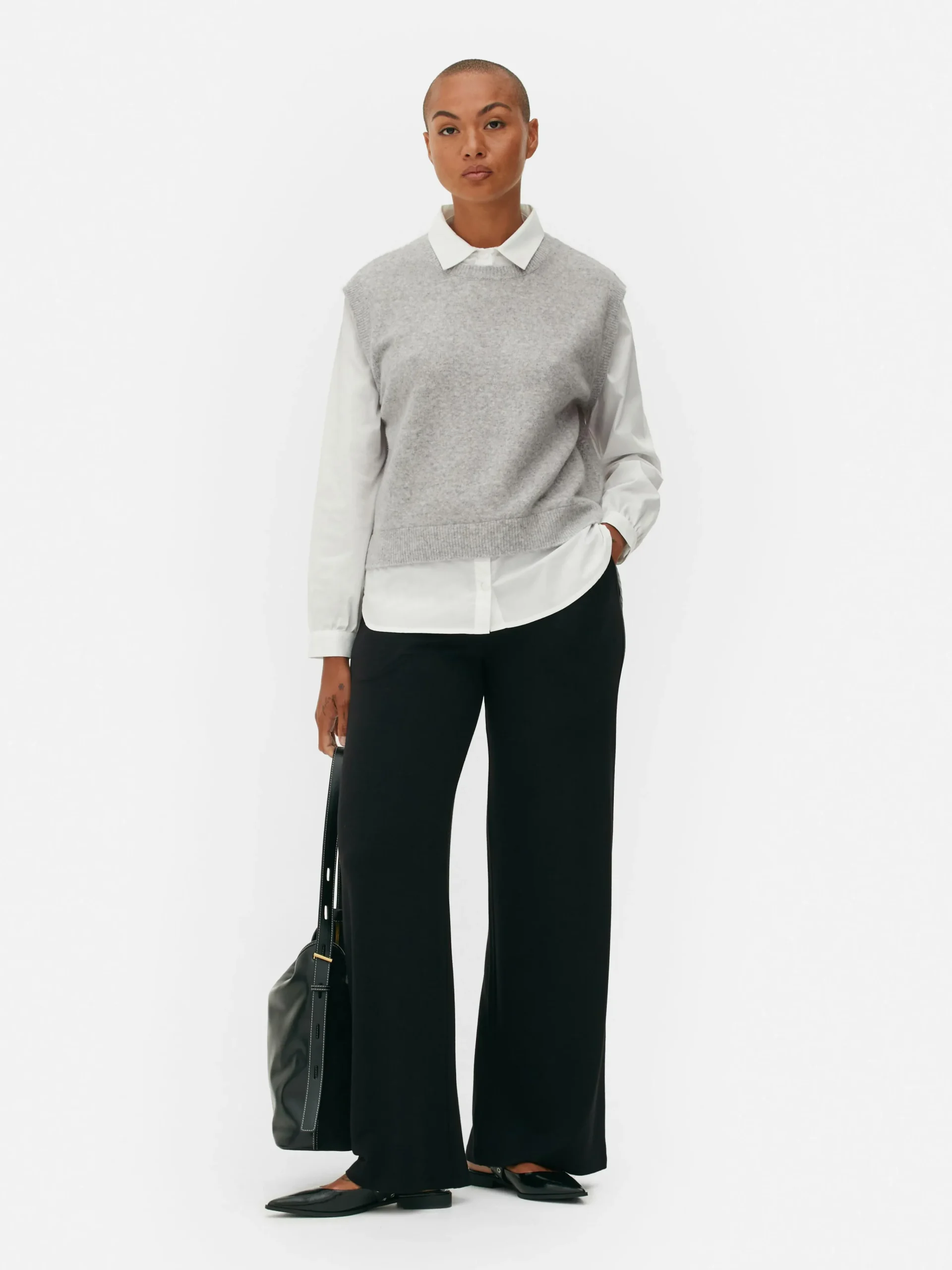 2-in-1 Layered Shirt Vest|Primark Online