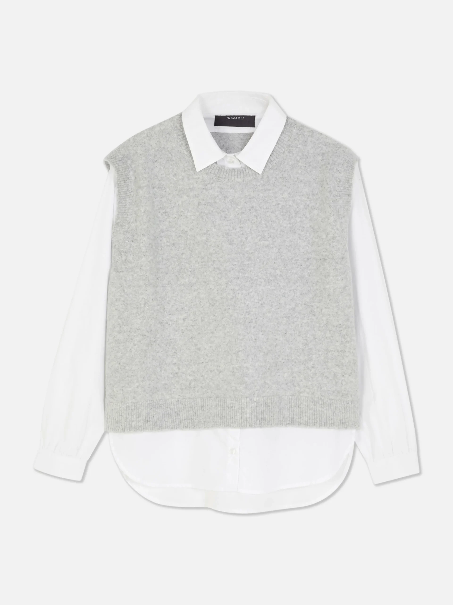 2-in-1 Layered Shirt Vest|Primark Online