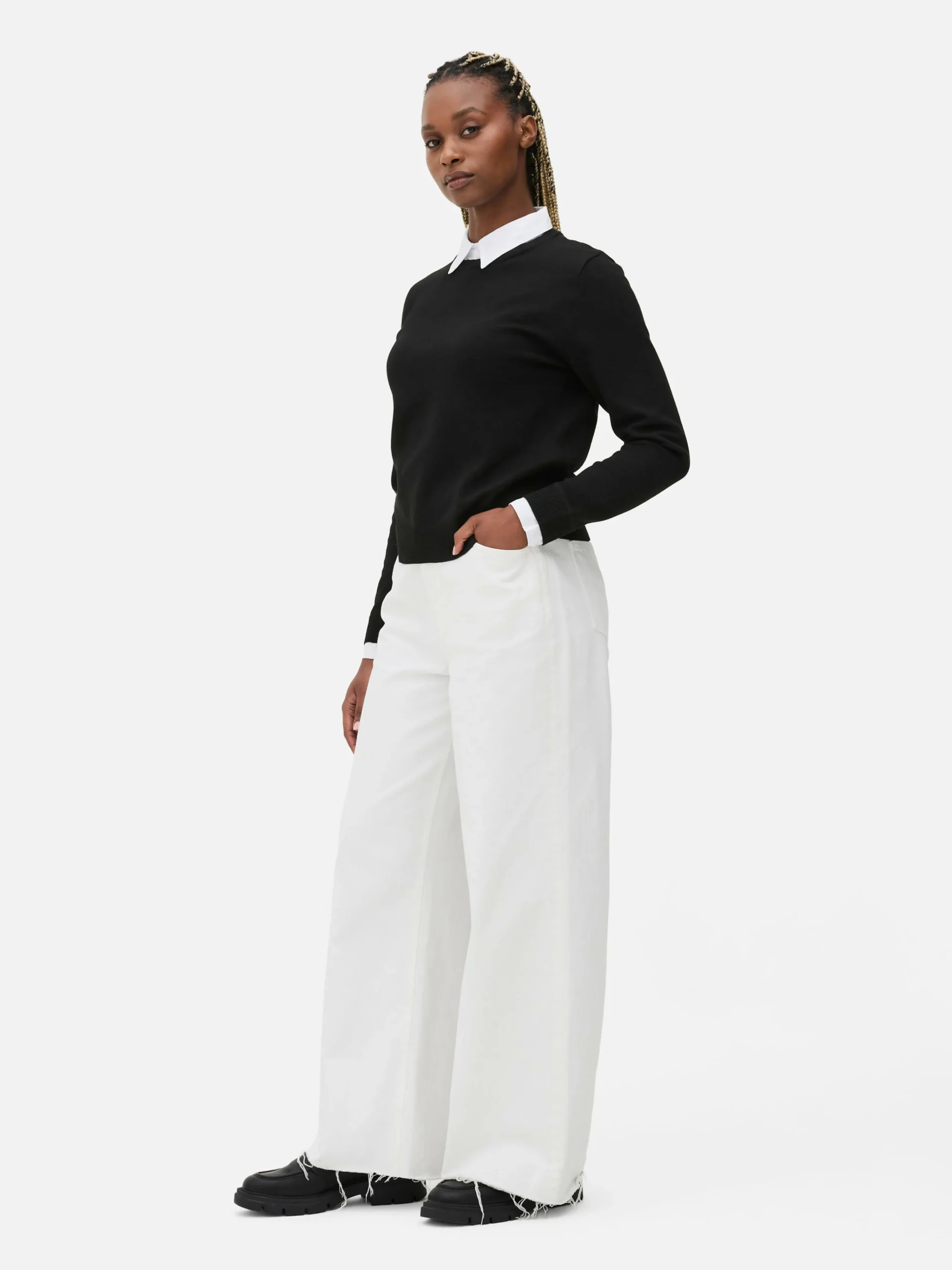 2-in-1 Shirt And Sweater|Primark Clearance