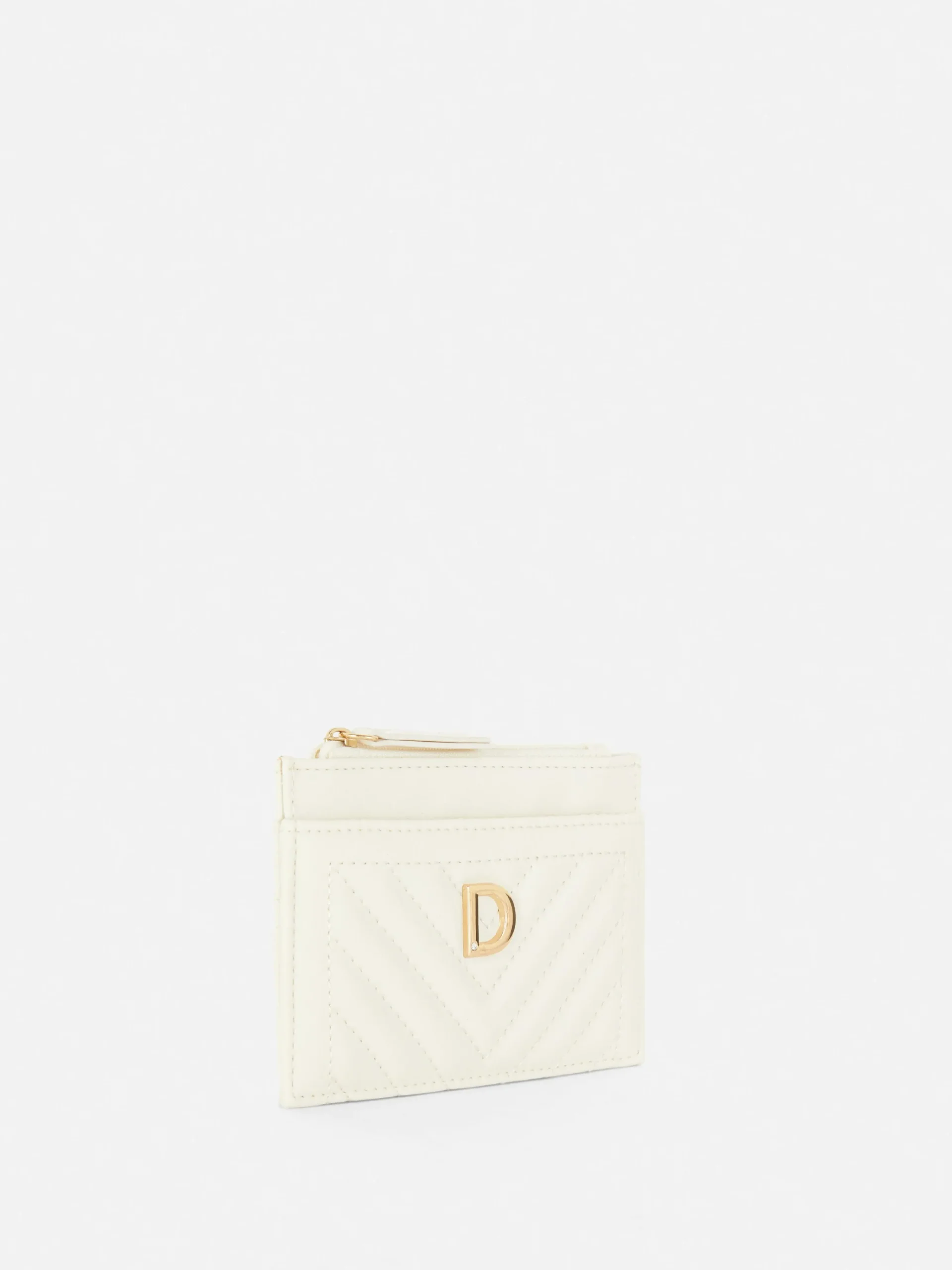 Initial Quilted Cardholder|Primark Best
