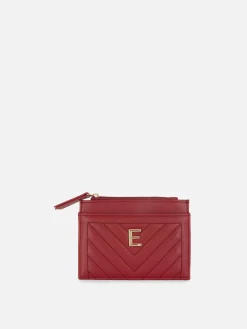 Initial Quilted Cardholder|Primark Clearance