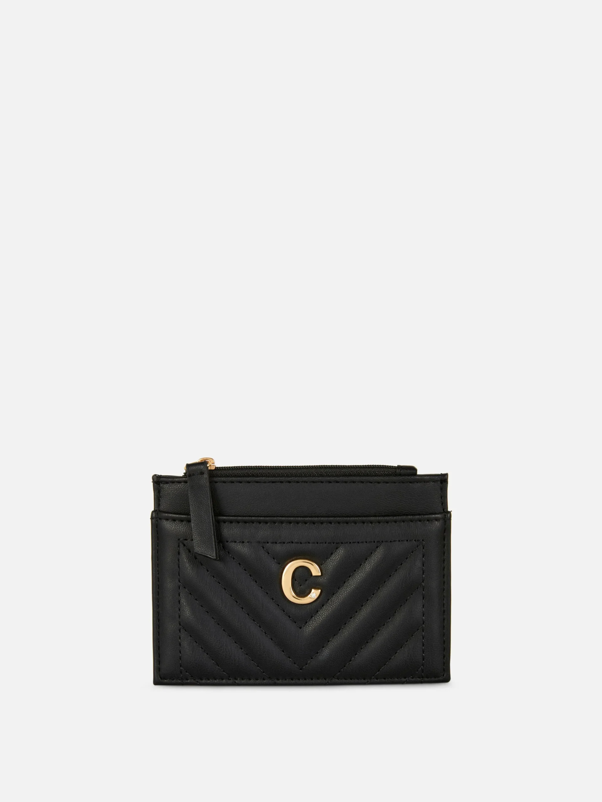 Initial Quilted Cardholder|Primark Best