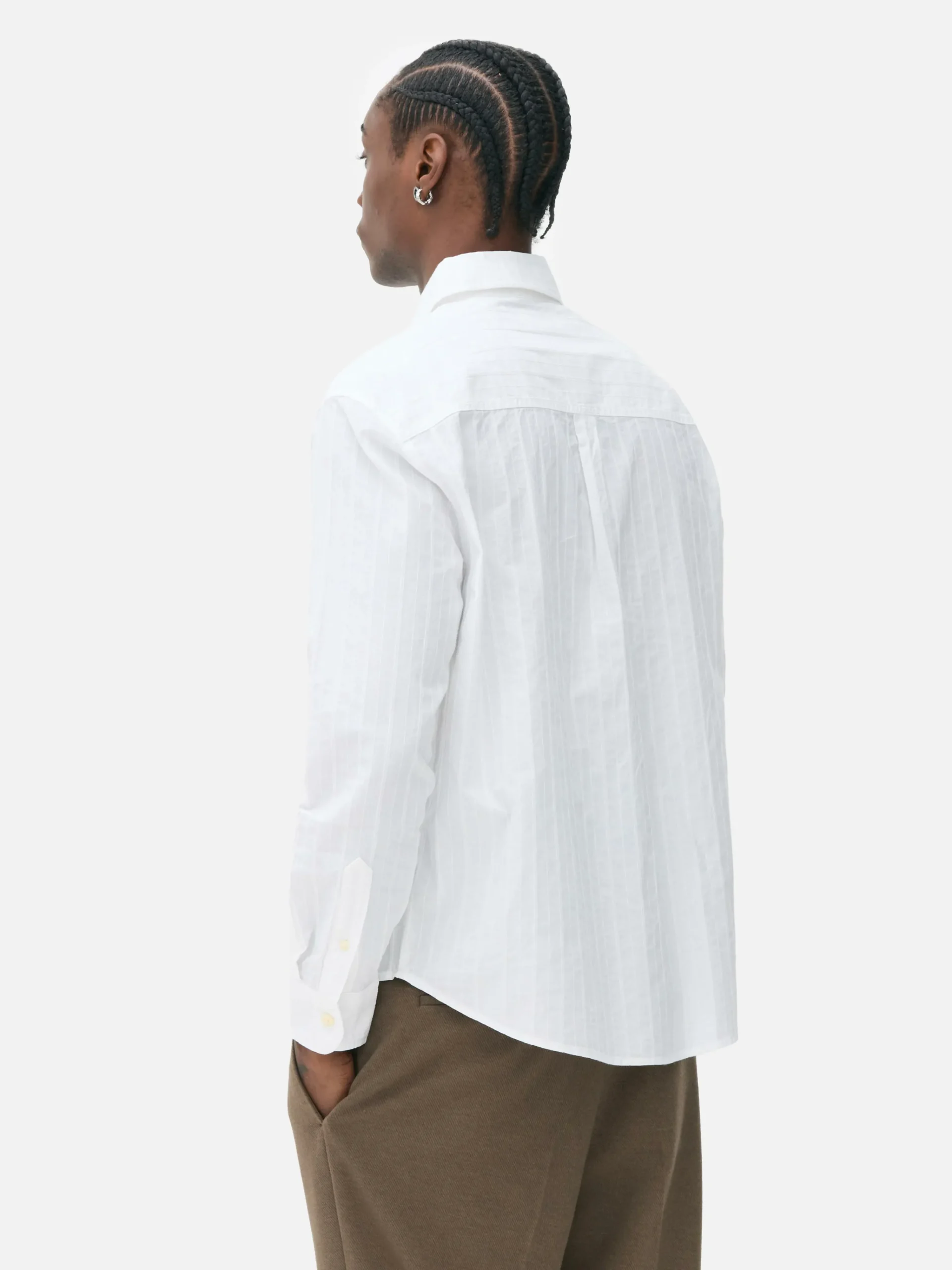 Jacquard Long Sleeve Shirt|Primark Discount