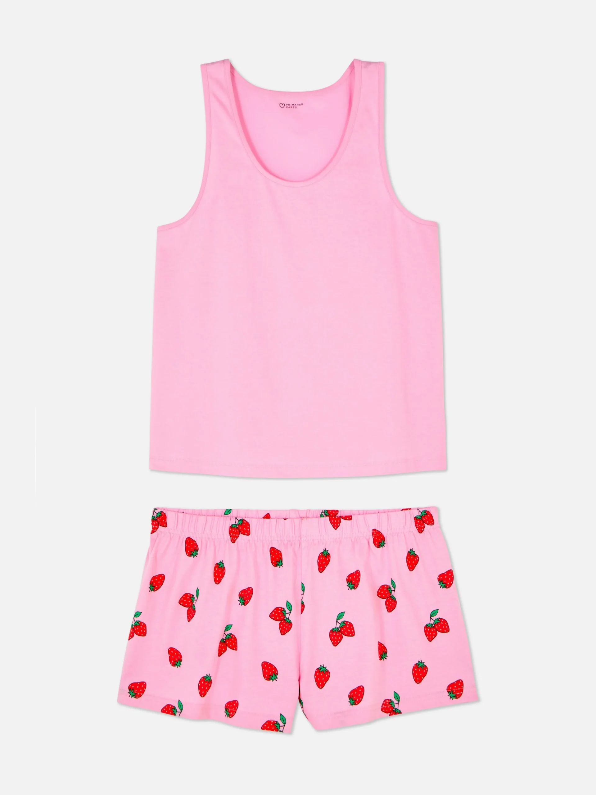 Jersey Tank And Shorts Pajamas|Primark Outlet