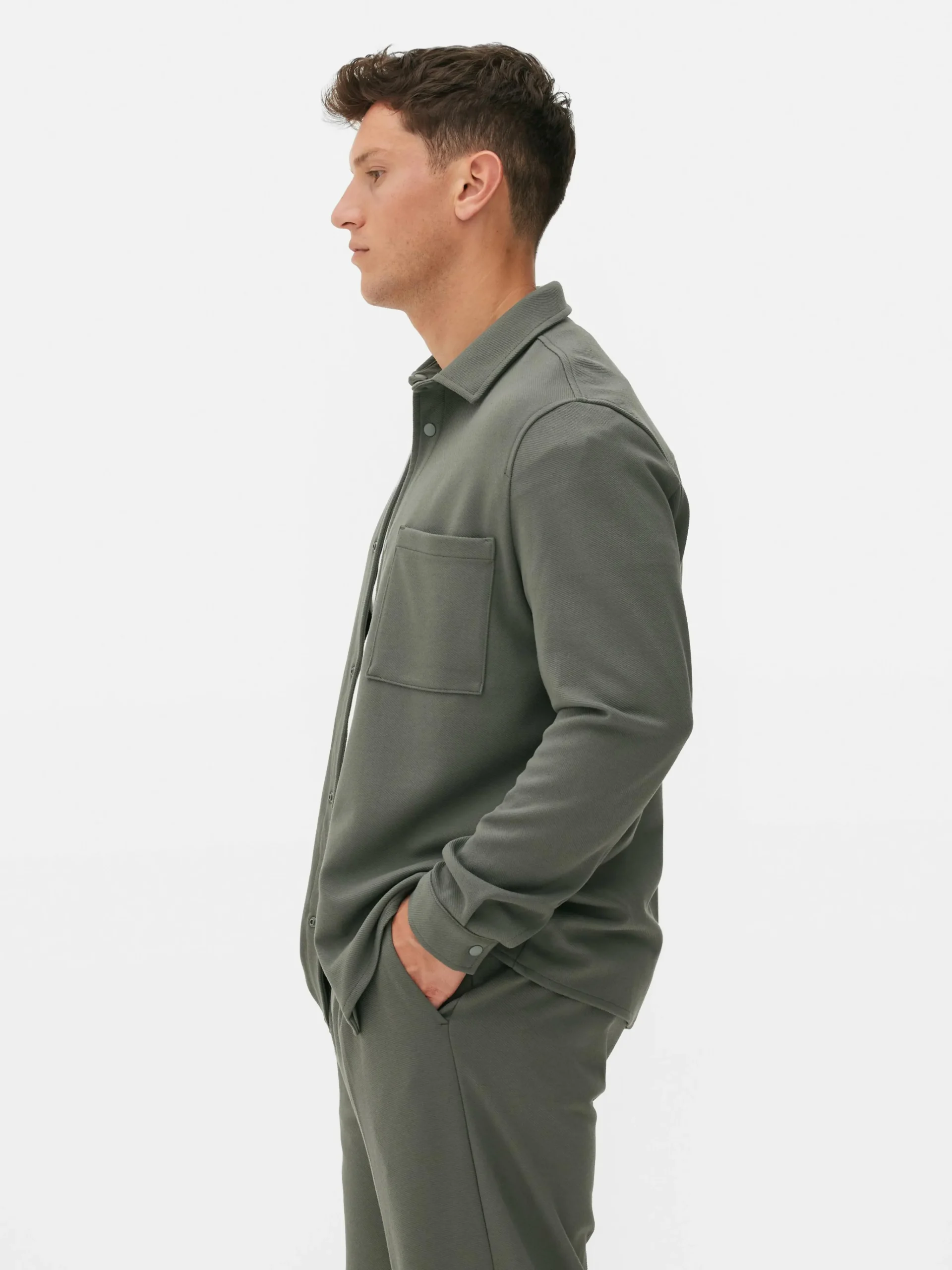Kem Jersey Overshirt|Primark Online