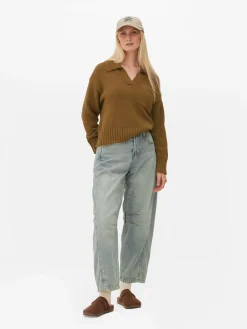 Knit Polo Sweater|Primark Sale