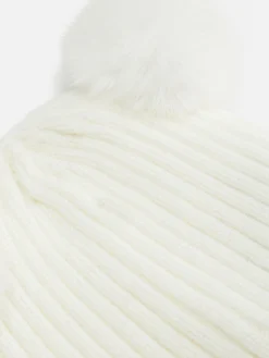 Knit Pompom Beanie|Primark Discount