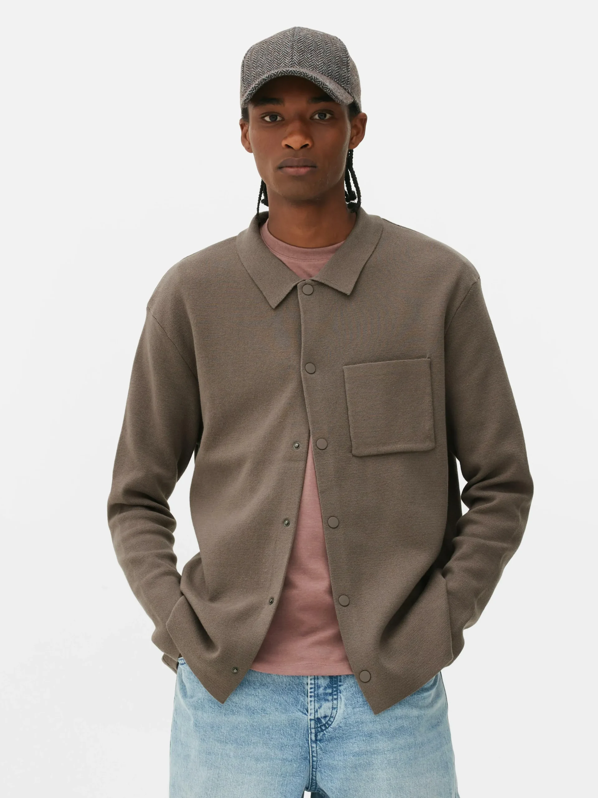 Knit Snap Shirt|Primark Sale
