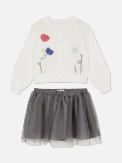 Knitted Cardigan And Tutu Set|Primark Hot