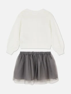 Knitted Cardigan And Tutu Set|Primark Hot