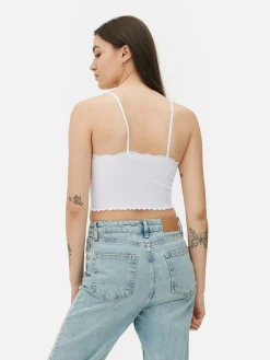 Lace Trim Cropped Cami|Primark Best