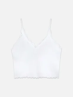 Lace Trim Cropped Cami|Primark Best