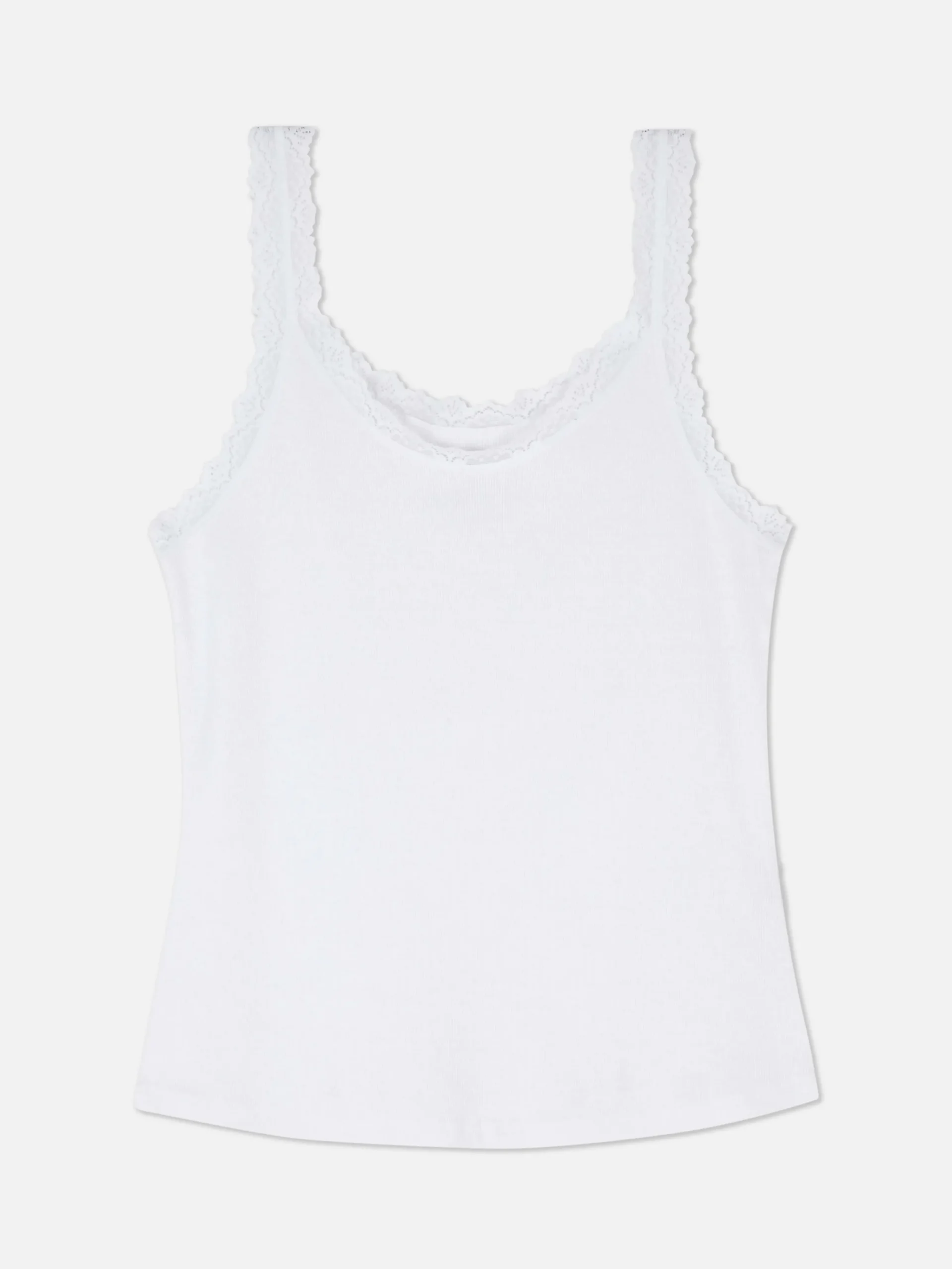Lace Trim Sleepwear Tank|Primark Clearance