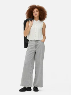 Ladder Detail Peasant Blouse|Primark Clearance