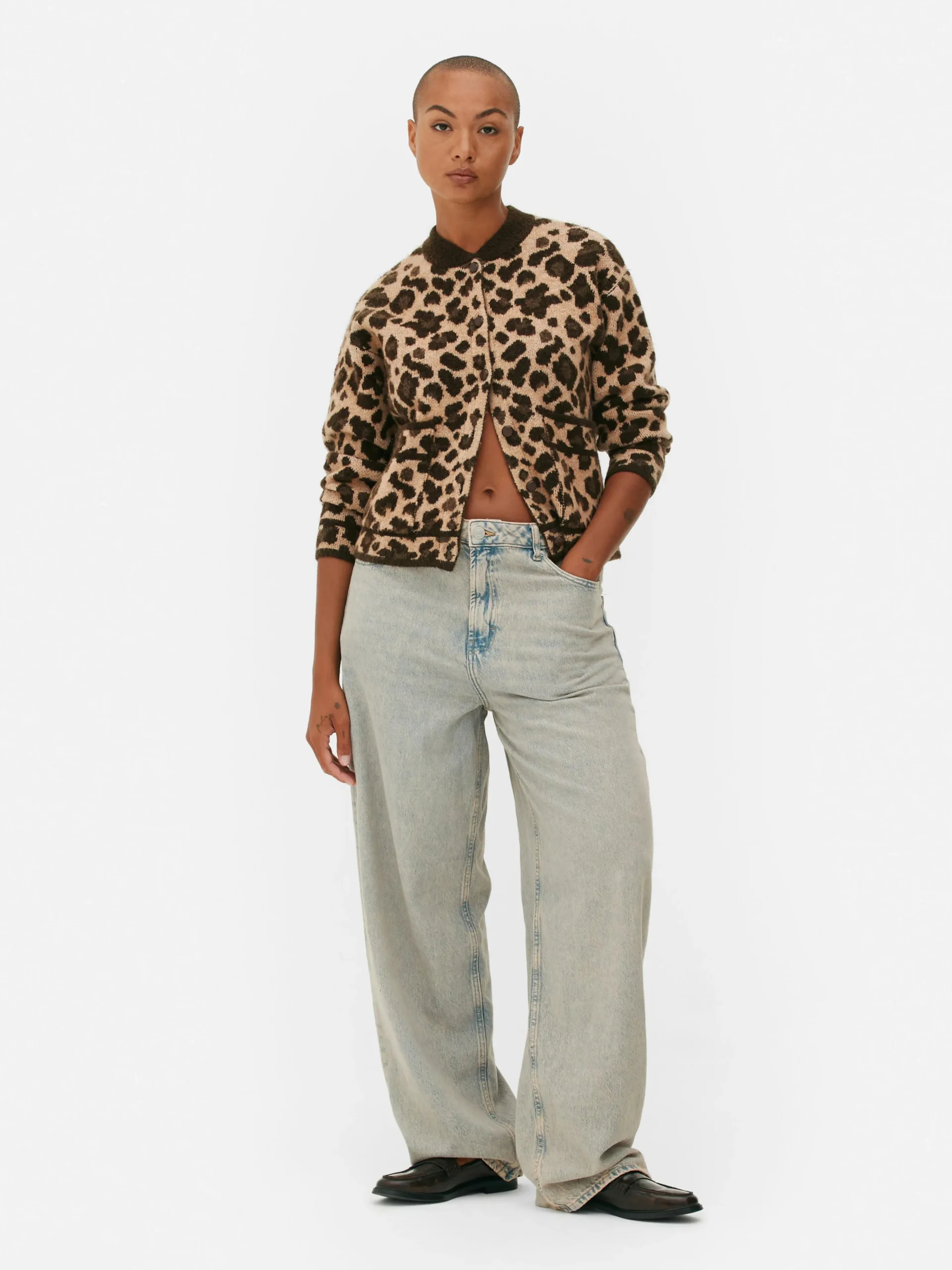 Leopard Bomber Cardigan|Primark Sale