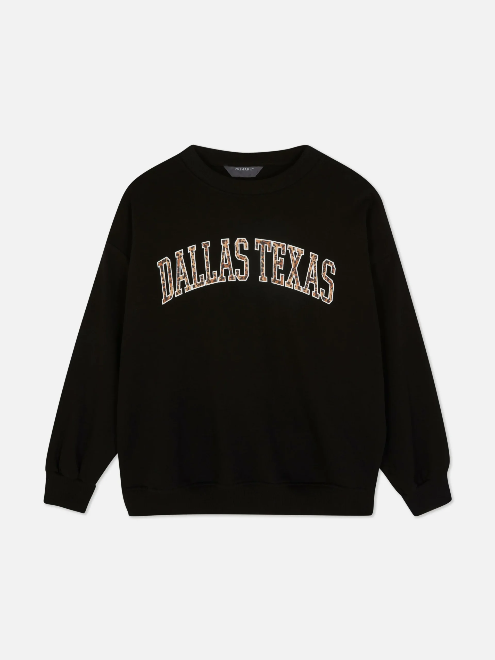 Leopard Dallas Graphic Sweatshirt|Primark New