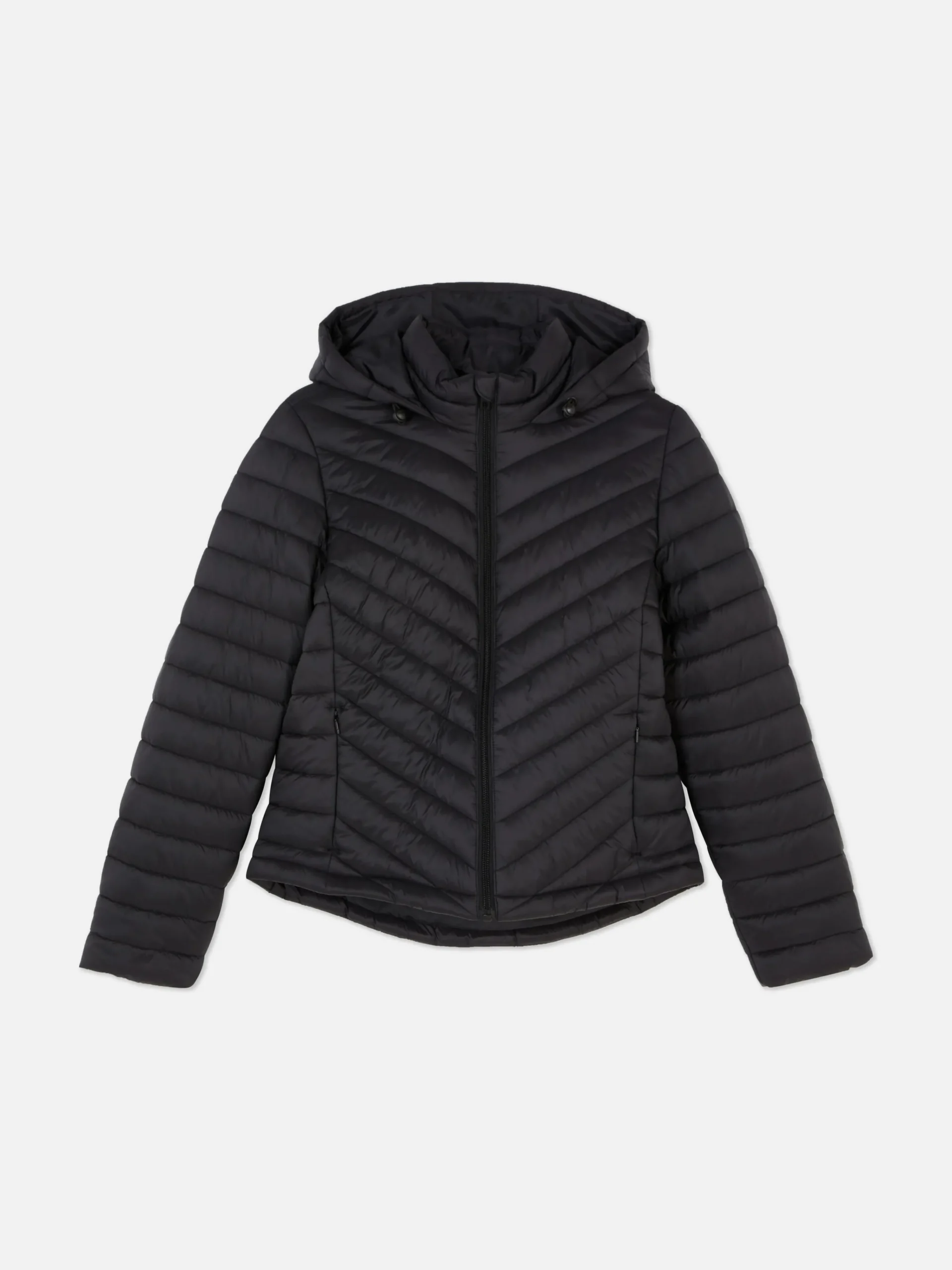 Lightweight Hooded Puffer Jacket|Primark Hot