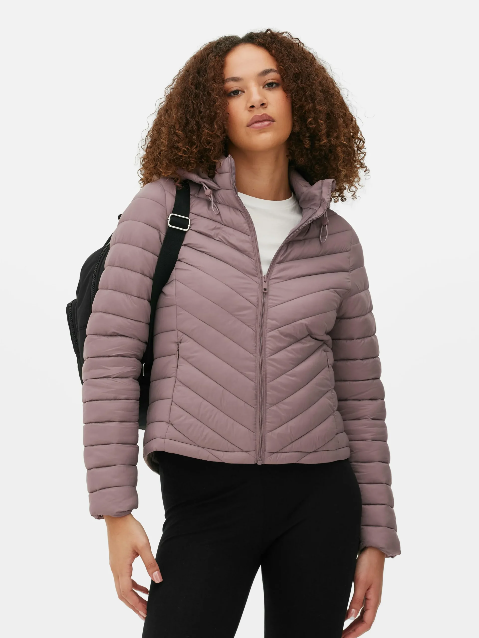 Lightweight Hooded Puffer Jacket|Primark Hot