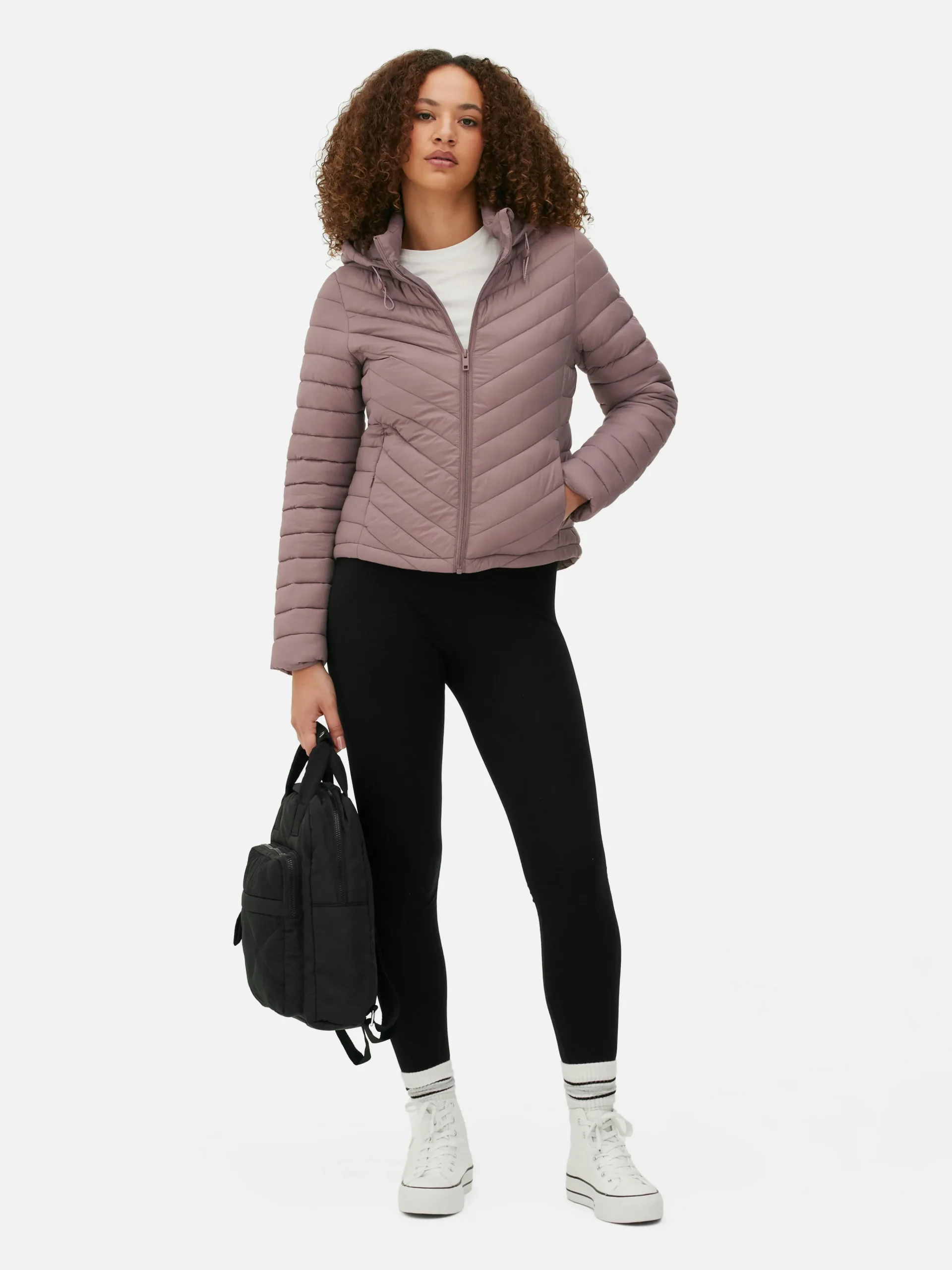 Lightweight Hooded Puffer Jacket|Primark Hot