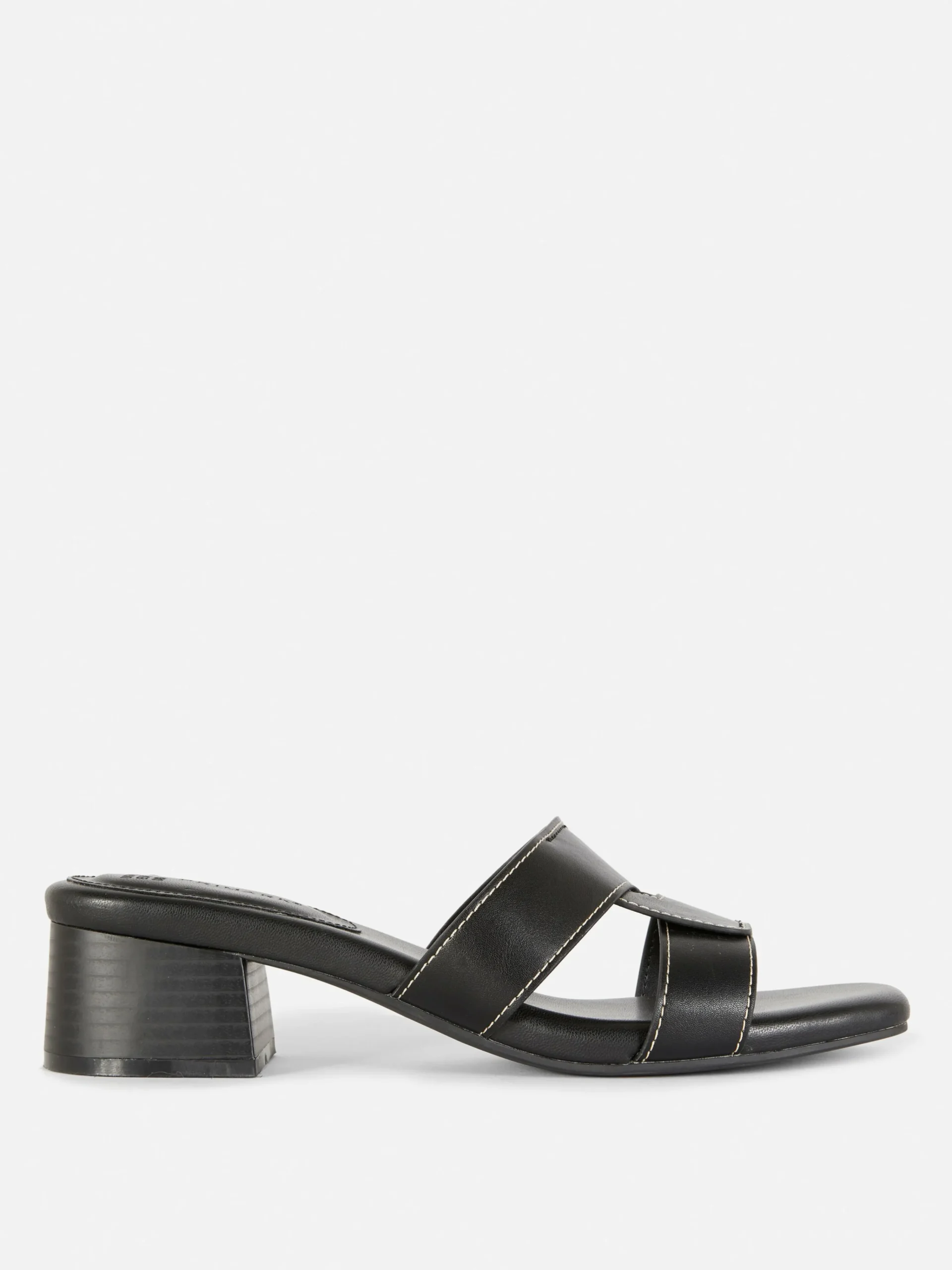 Link Strap Heeled Mules|Primark Sale