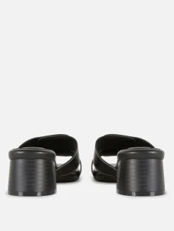 Link Strap Heeled Mules|Primark Sale