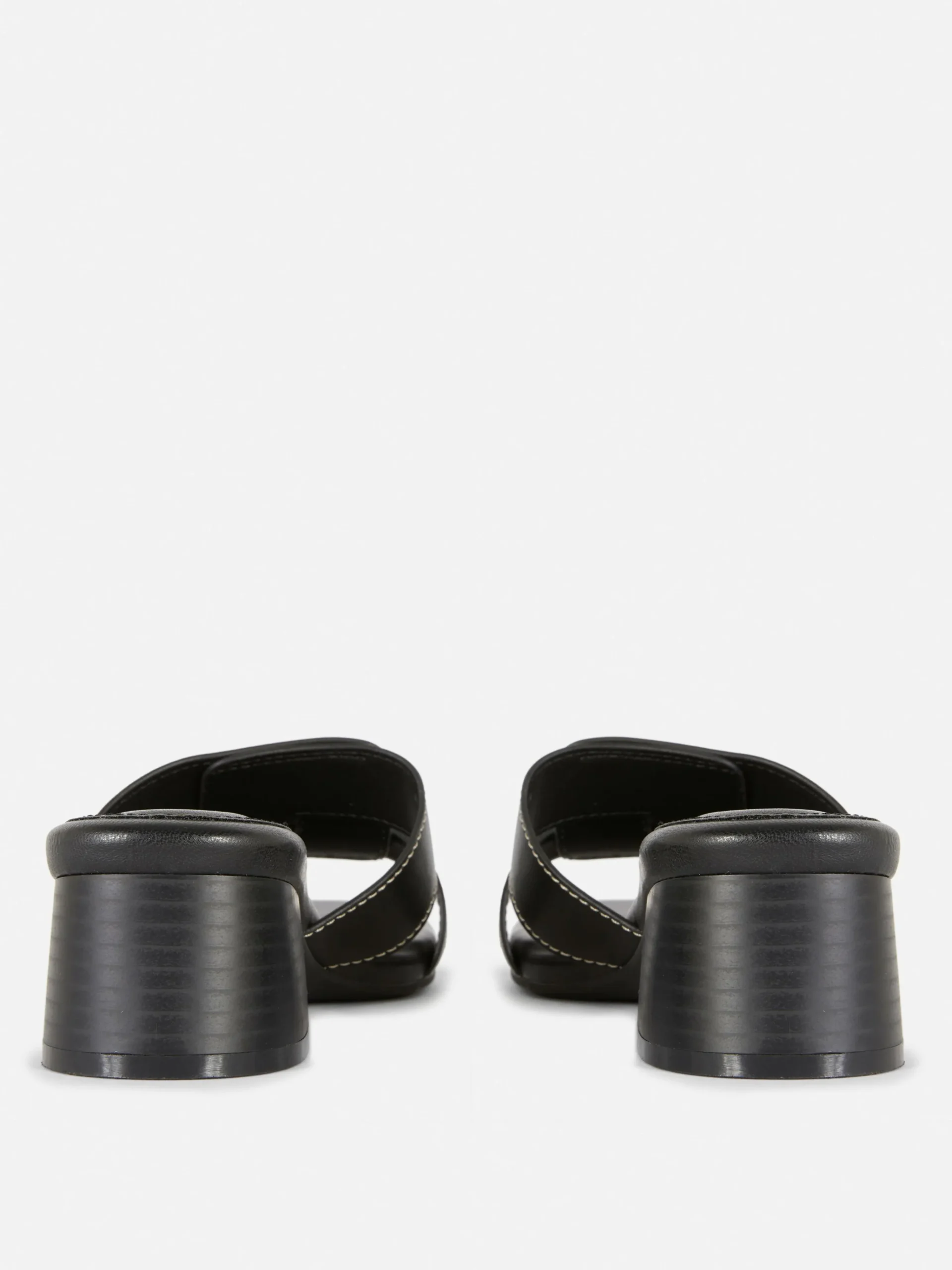 Link Strap Heeled Mules|Primark Sale
