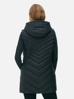 Long Quilted Vest|Primark Discount