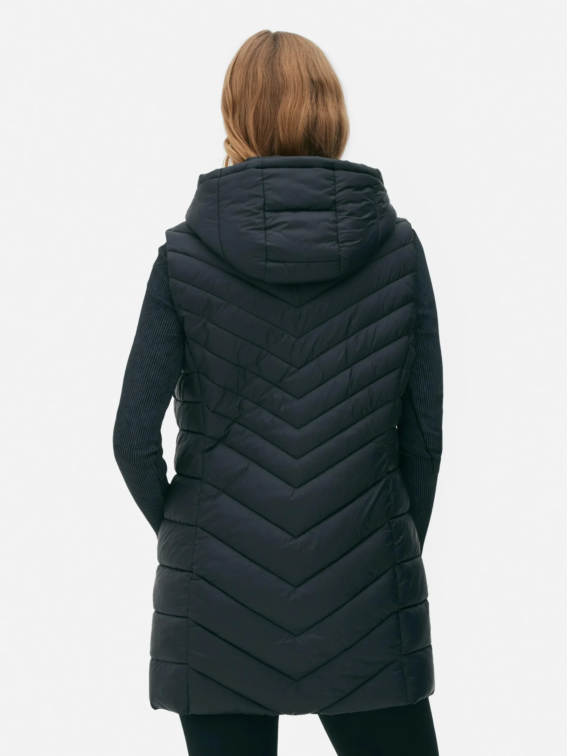 Long Quilted Vest|Primark Discount