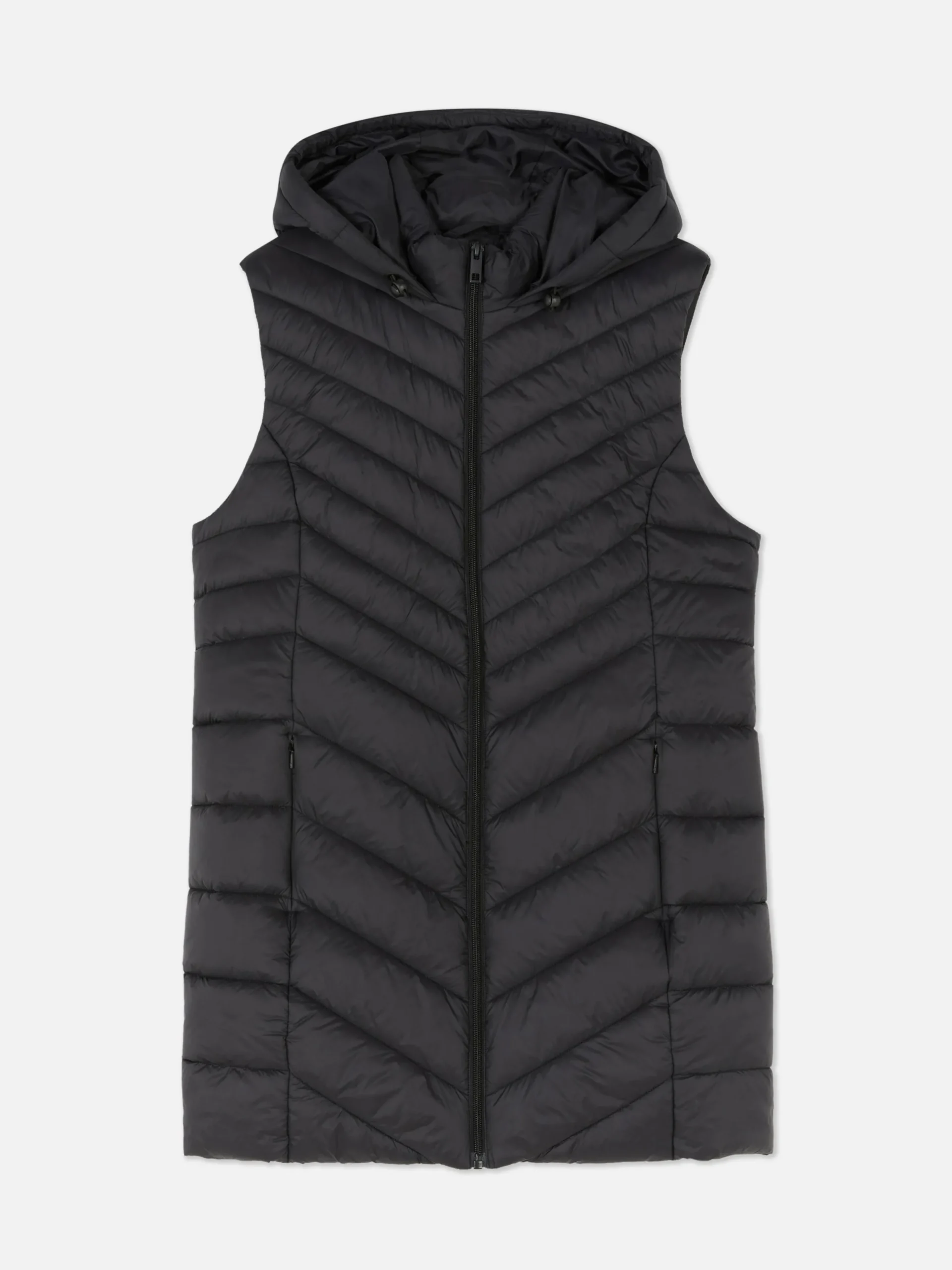 Long Quilted Vest|Primark Discount