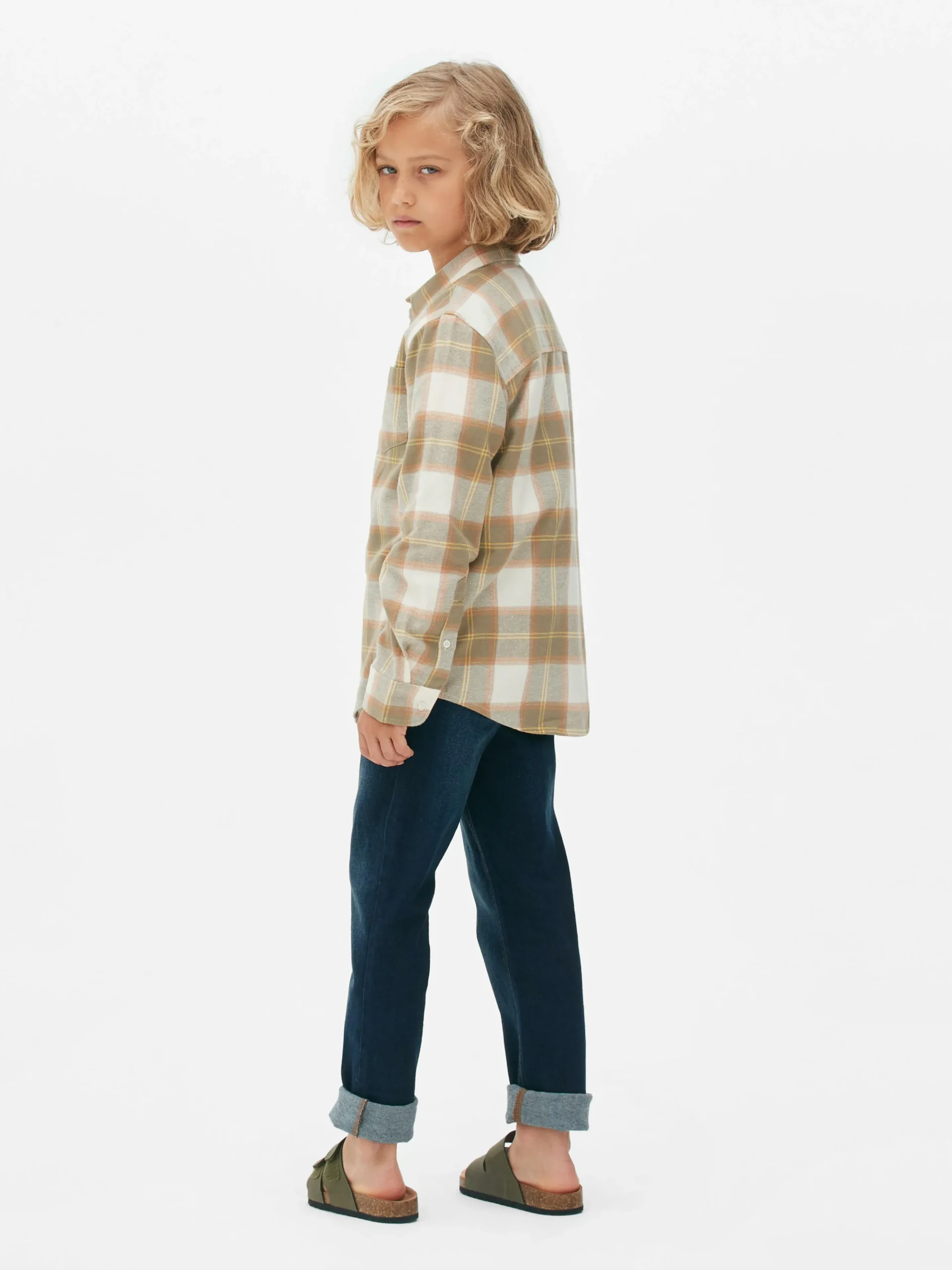 Long Sleeve Check Shirt|Primark Hot