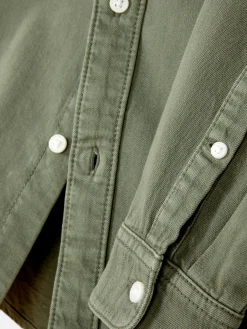 Long Sleeve Cotton Twill Shirt|Primark Clearance