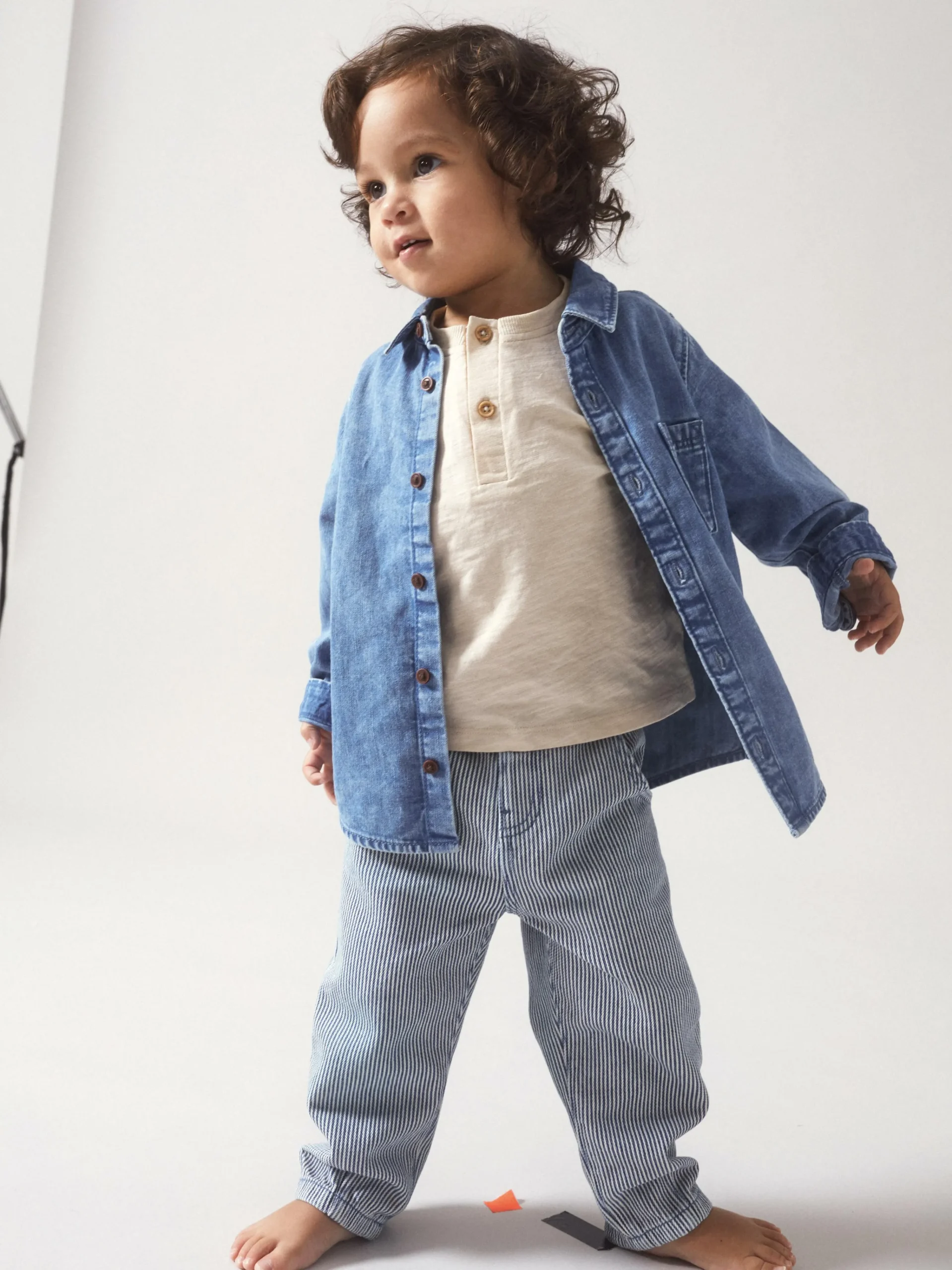 Long Sleeve Denim Shirt|Primark Clearance