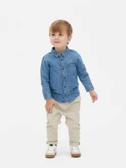 Long Sleeve Denim Shirt|Primark Clearance