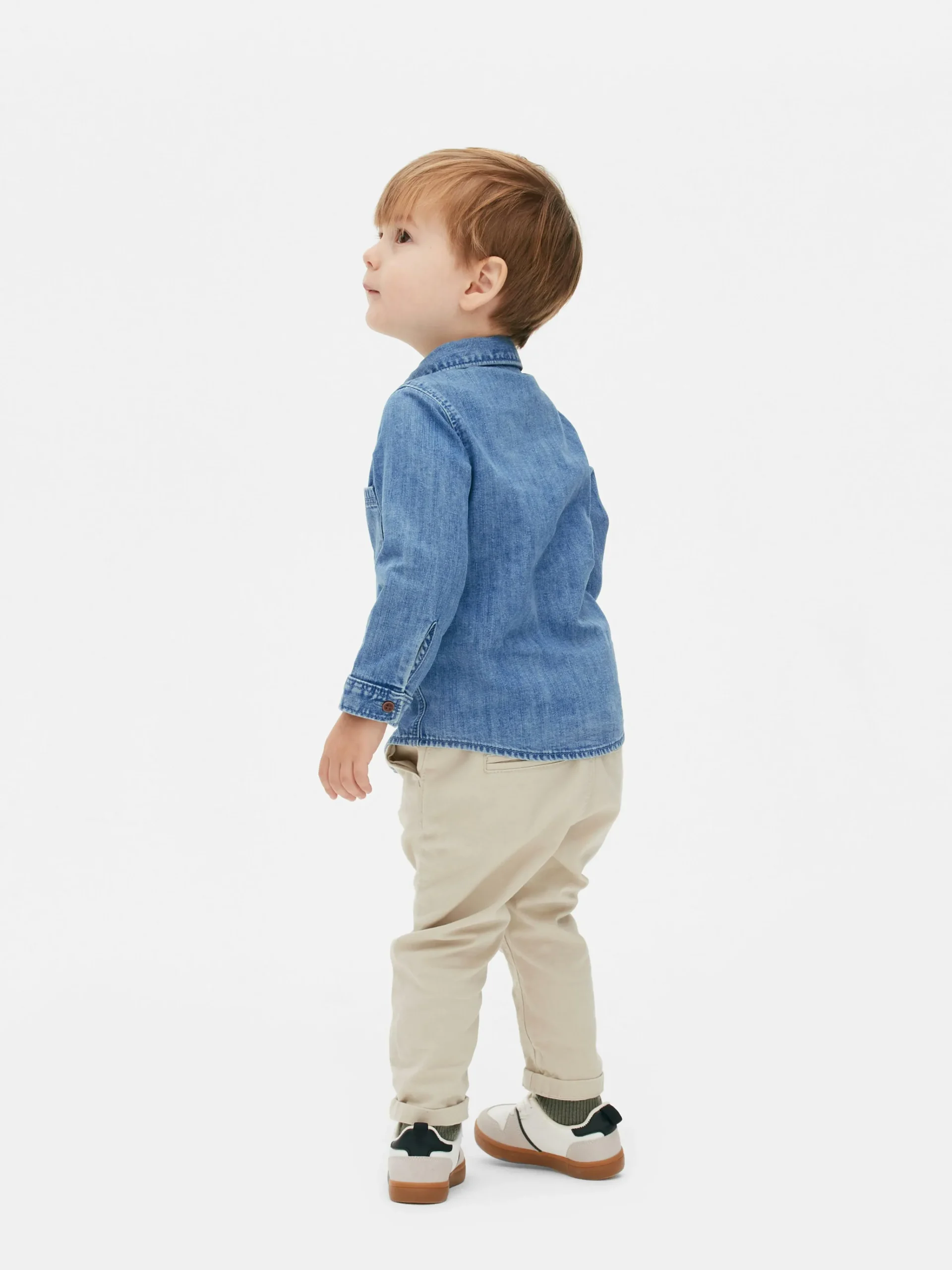 Long Sleeve Denim Shirt|Primark Clearance