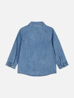Long Sleeve Denim Shirt|Primark Clearance