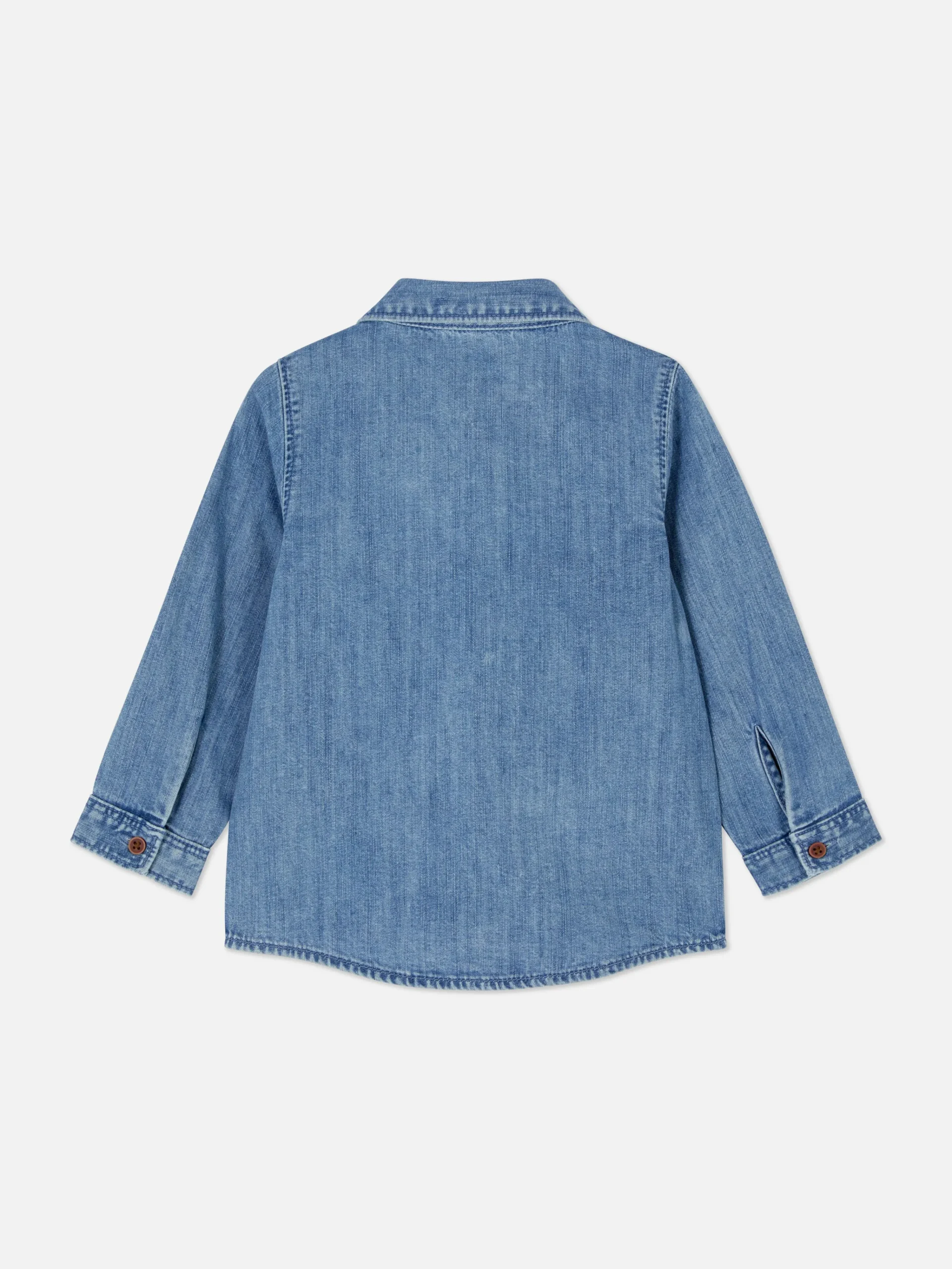 Long Sleeve Denim Shirt|Primark Clearance