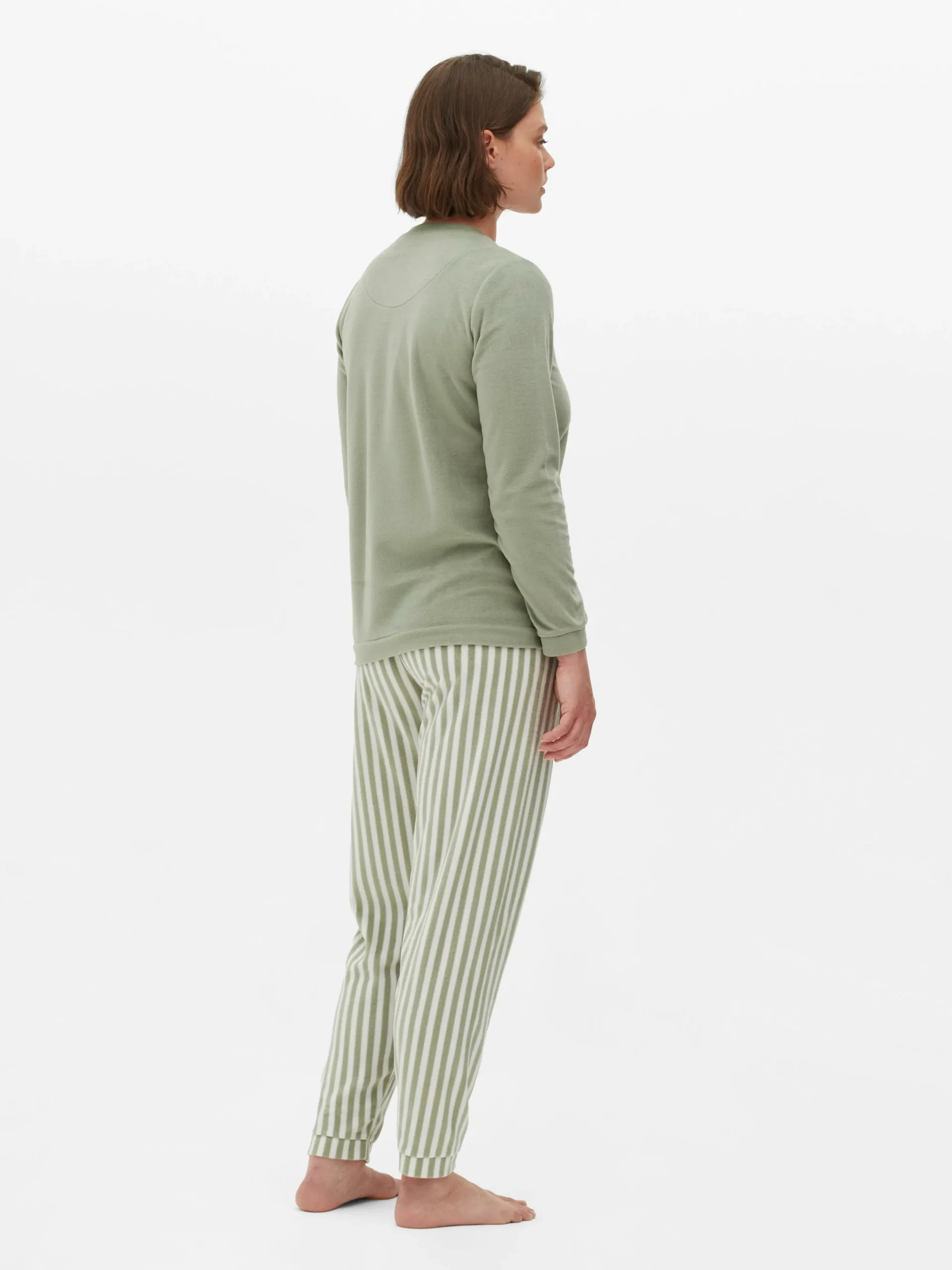 Long Sleeve Slogan Pajamas|Primark Online