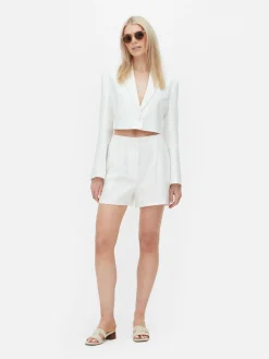 Luna Single-Breasted Cropped Blazer|Primark Sale