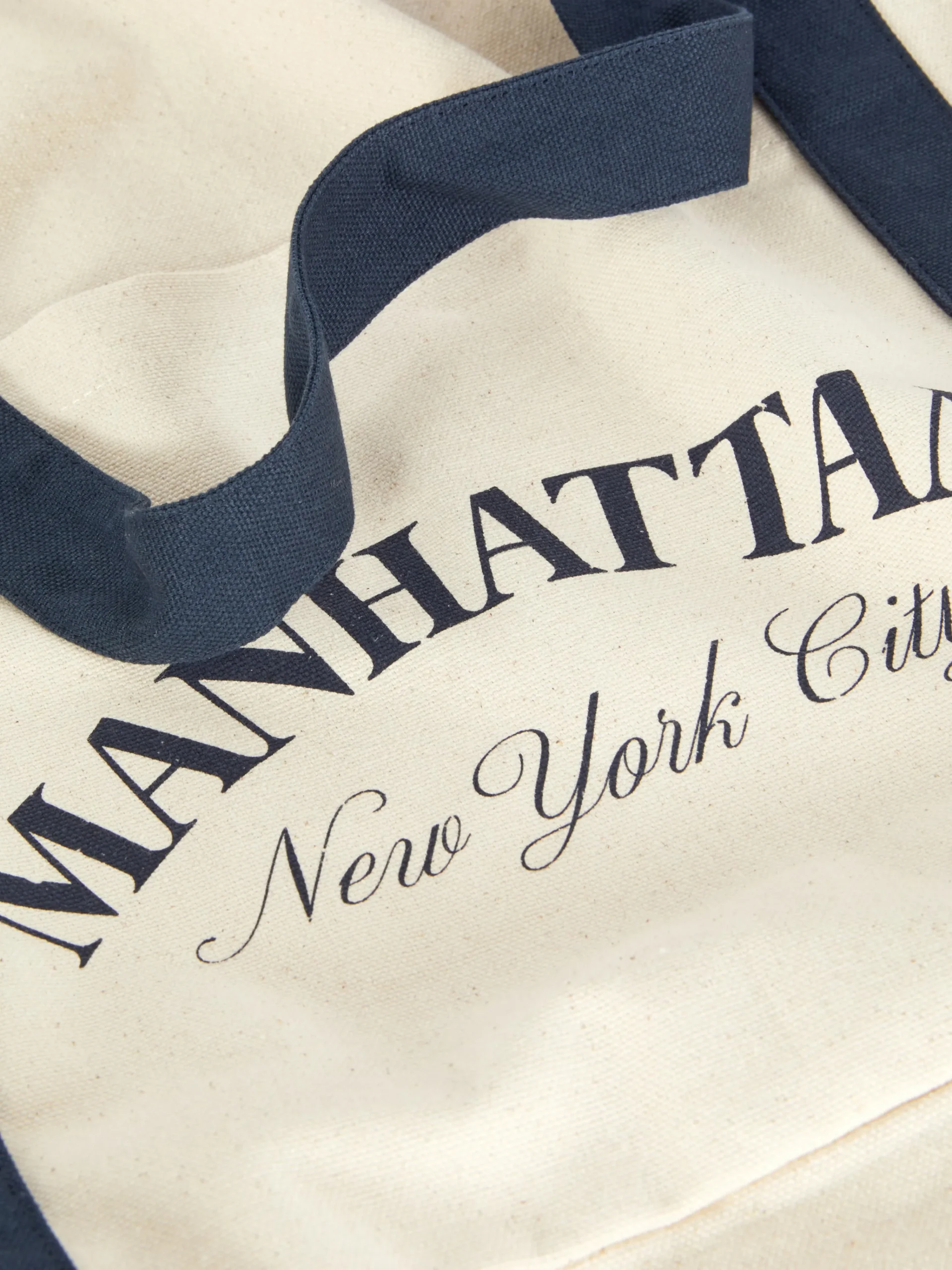 Manhattan Oversized Canvas Tote|Primark New