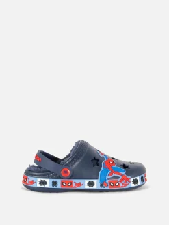 MARVEL Spider-Man Faux Fur Clogs|Primark Discount