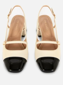 Mary Jane Slingback Block Heels|Primark Hot