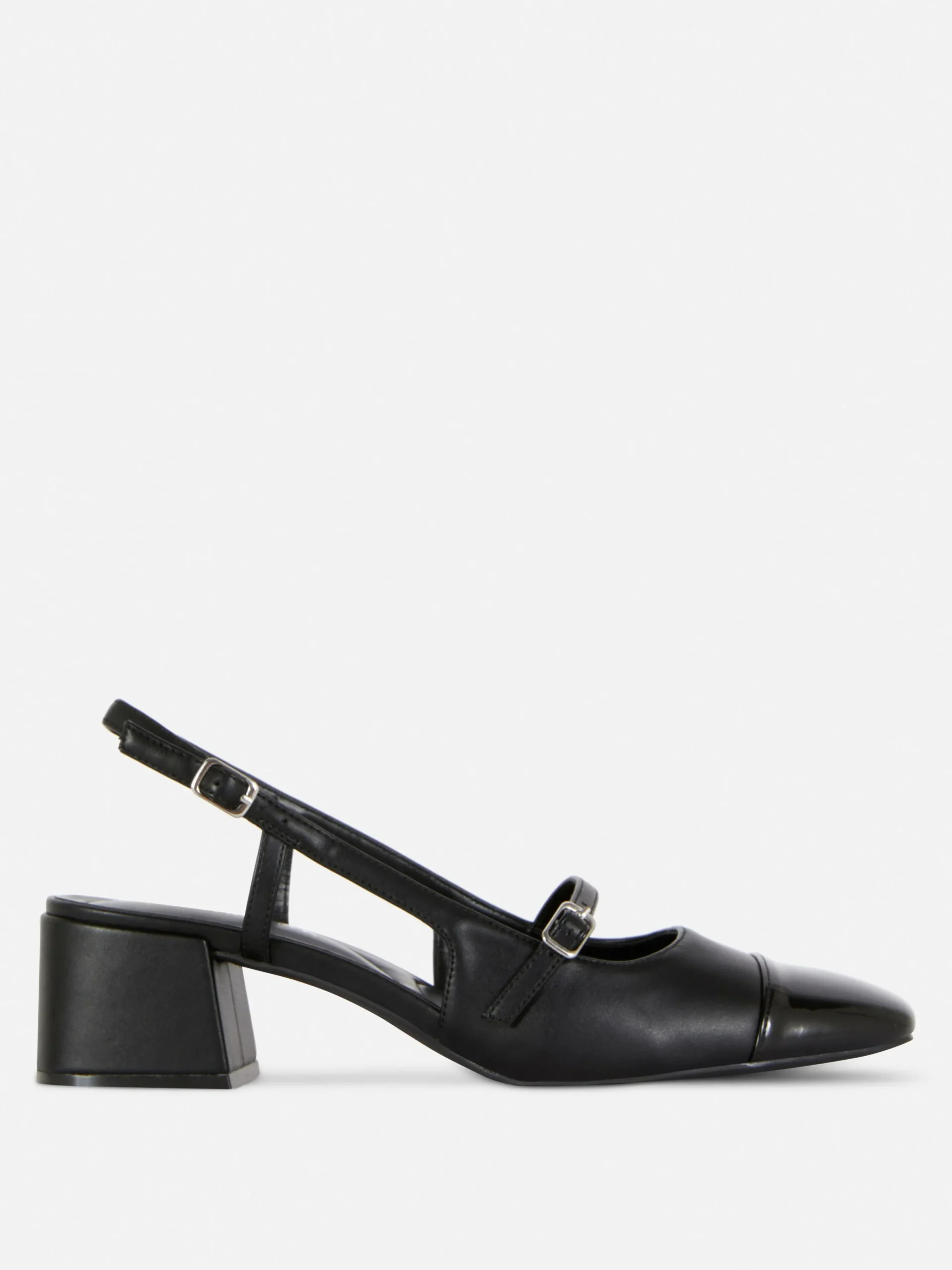 Mary Jane Slingback Block Heels|Primark Online