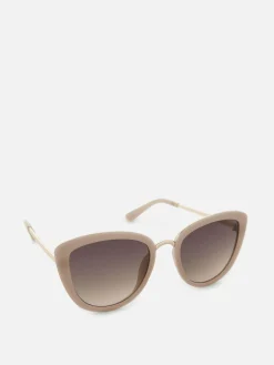 Metal Trim Cat Eye Sunglasses|Primark Discount