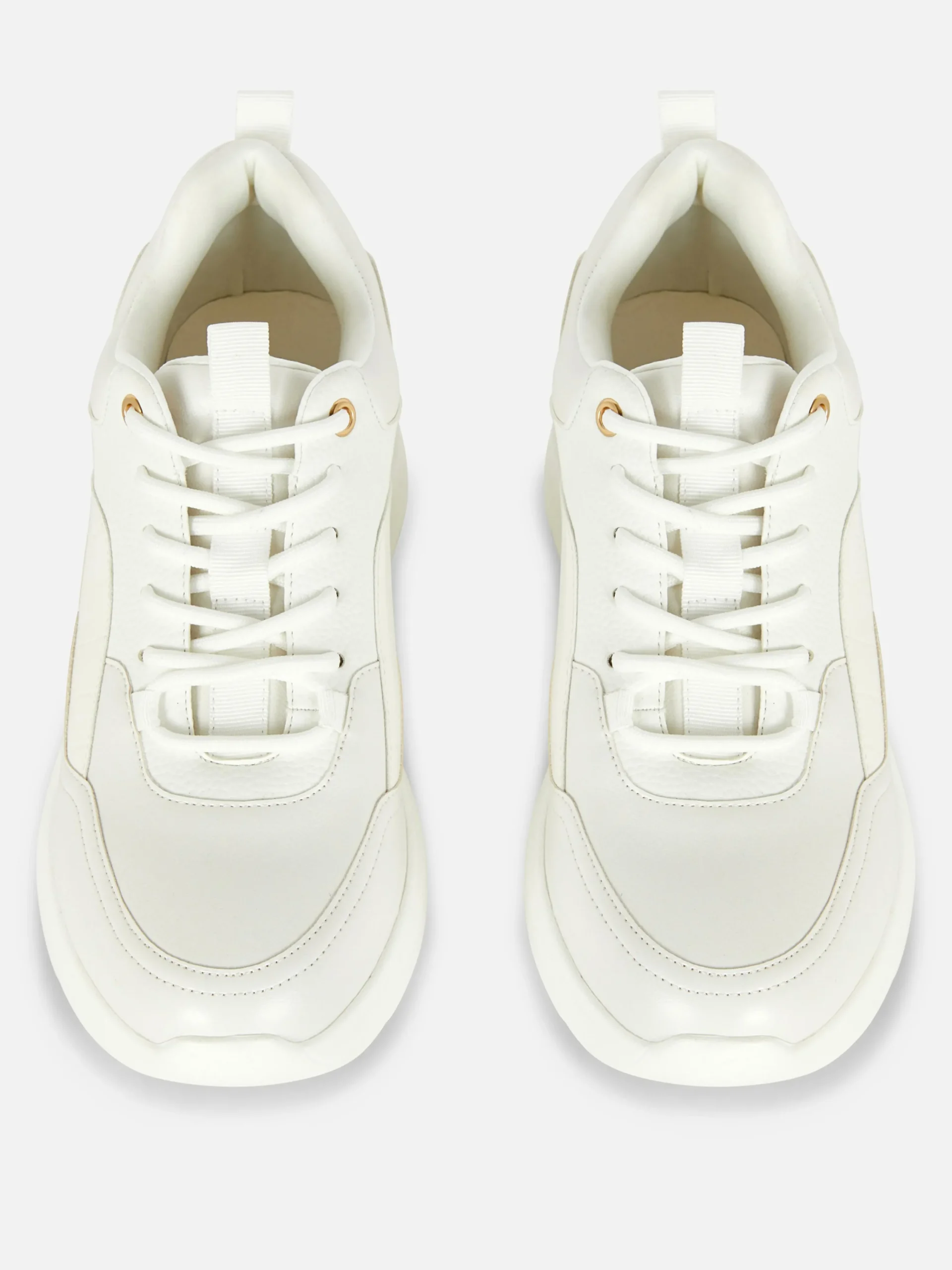 Metal Trim Wedge Sneakers|Primark Outlet