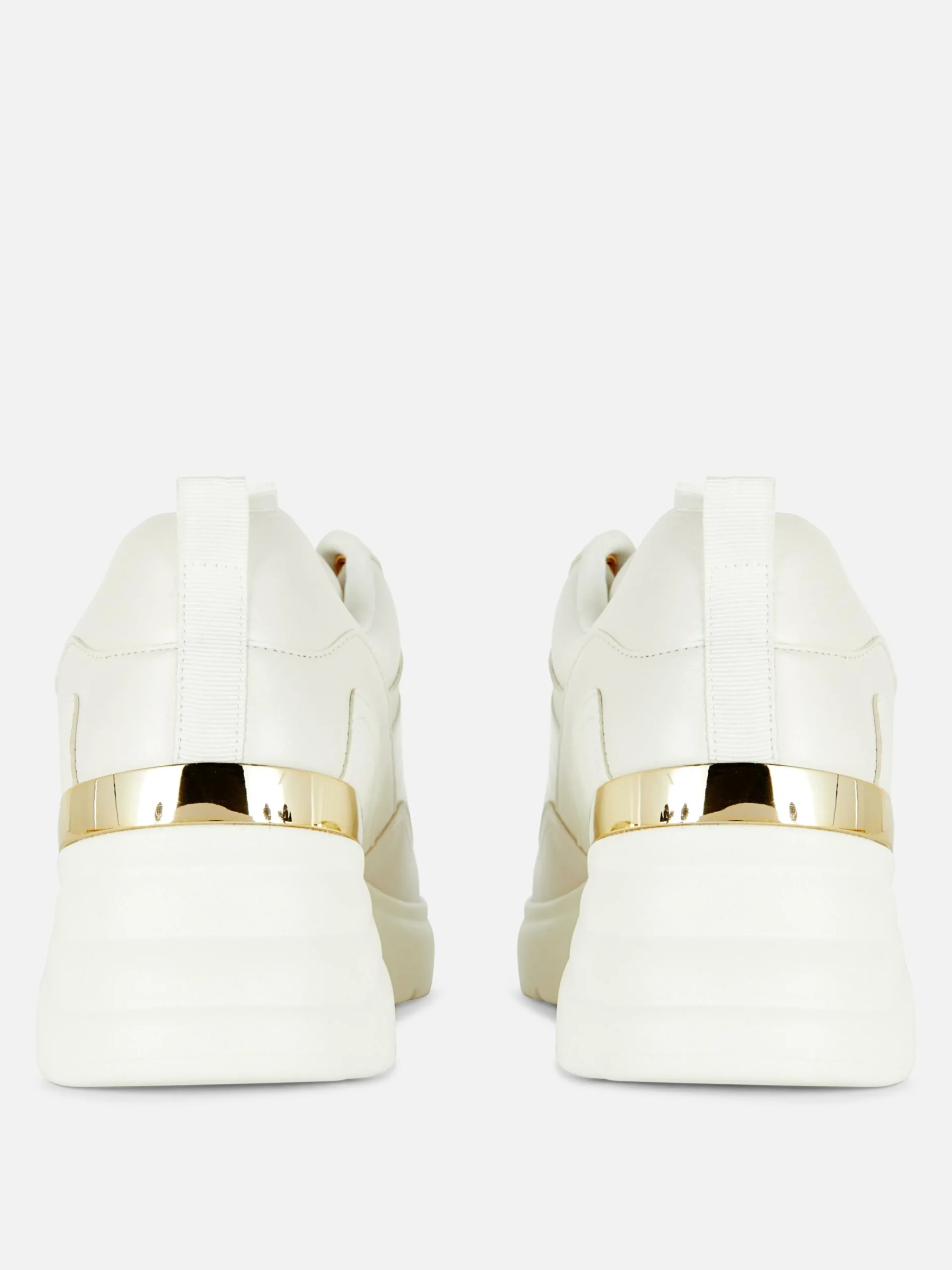 Metal Trim Wedge Sneakers|Primark Outlet
