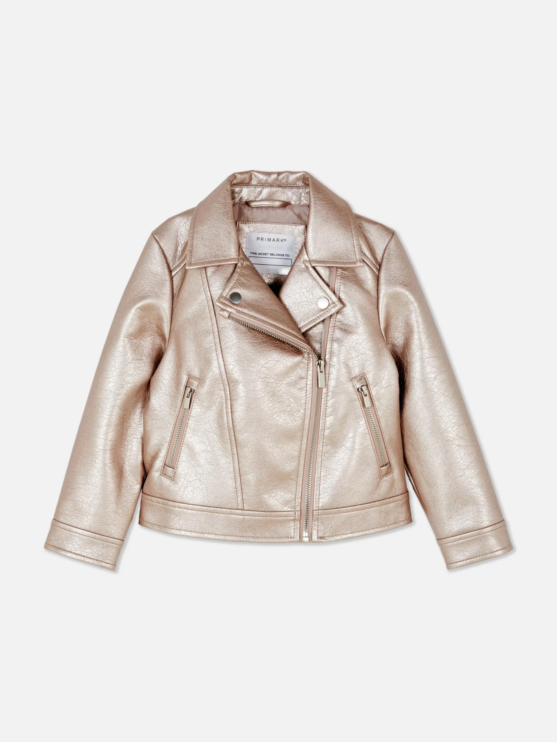 Metallic Biker Jacket|Primark New